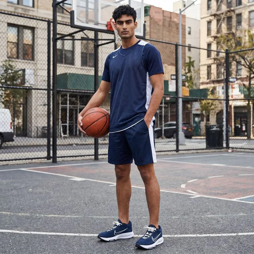 Nike Basketball Shoes Mens 19 Blue White Air Zoom GT 3 Hustle Sneakers NEW